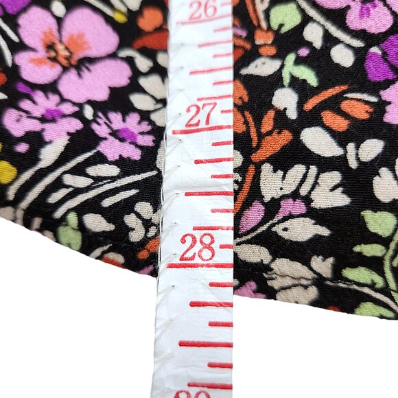 Democracy Split V-Neck Floral Print Blouse Short Flutter Sleeves and Side Sz 2X - Picture 16 of 16
